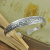 Retro Cuff Bracelets Tibetan Silver Metal Carving Fish Elephant Flower Bangles Vintage Gypsy Jewelry Female Gifts - Image 7