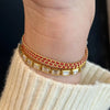 Simple Double Layer Dot Diamond Chain Bracelet Charm Little Red Rope Bracelets for women Party Jewelry Gift - Image 5