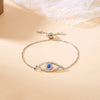 Gold Color Zircon Evil Blue Eye Bracelet Bangle Lucky Jewelry Women Gift Adjustable Handmade - Image 7