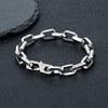 Locomotive Vintage Oxidized Black Chain Link Men Bracelet Punk Stainless Steel Motorcycle Bracelets Male Jewelry Gifts - Image 5