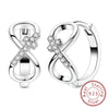 Silver Hoop Earrings Studs Drop Earring for Women Birthday Party Wedding Engagement Jewelry Gifts - Image 35