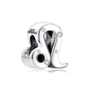 Silver Charms Beads 12 Zodiac A-Z Letters Virgo Aries Fit Bracelets Necklaces Jewelry For Women - Image 18