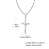 Catholic Cross Pendant Necklace for Men Women, Stainless Steel Twisted Rope Chain Gold Silver Color Faith Religious Jewelry - Image 7