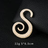 English Letters A K D Pearl Brooches Lapel Pins Female Corsage Jewelry Gifts for Women Accessories - Image 10