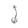 1PC Titanium Crystal Gem Curved Barbell Rings Belly Button Navel Rings Piercings Nombril Ombligo Piercing Charming Jewelry - Image 13