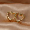 Simple Stainless Steel Geometric Heart Hoop Earrings for Women Small Circle Huggies Ear Buckle Punk Earring Minimalist Jewelry - Image 11
