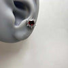 Punk Red Zircon Heart Wings Drop Earrings for Women Men Sweet Cool Metal Crystal Cross Piercing Earrings Y2K Jewelry Accessories - Image 7