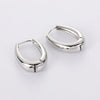 Zinc Alloy Drop Hoop Earrings in Gold-Tone and Silver-Tone Styles - Image 15
