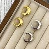 Silver Vintage Gold Round Earrings For Women Circle Earring Jewelry Prevent Allergy Party Accessories Gifts - Image 4