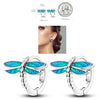 Silver Hoop Earrings For Woman Zircon Heart Shape Star Eardrop Earring Jewelry - Image 16