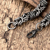 Vintage Braided Stainless Steel Men's Bracelet Hip Hop Simple Braided Lantern Hand Chain For Male boyfriend Bangle Gifts - Image 2