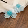 Acrylic Matcha Green Flowers Petal Earrings for Women C Shaped Drop Earring Party Wedding Ear Jewelry - Image 20