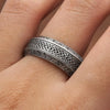 Viking Celtic Knot Stainless Steel Ring Nordic Retro Rune Pattern Amulet For Men Women Myth Themed Daily Wearing Jewelry - Image 6