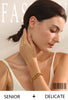 3/4/5/6 MM Stainless Steel Beads Daily Handmade Elastic Bracelet Bangle Wrist Gold Color Jewelry Men - Image 25