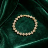 Colorful Zircon Lucky Four-Leaf Flower Bracelet for Women Flower CZ Stone Gold Plated Tennis Bracelet Fragrance Jewelry - Image 4