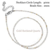 Female 2mm Faceted Beaded Necklace Stone Agat Crystal Tiger Eye Quartzs Choker Mini Simple Jewelry for Women Jewelry - Image 16
