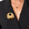 Loe Metal Stainless Steel Geometric Brooch Women Pin Clothing Accessories Korean Gift - Image 4