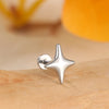 Stainless Steel Labret Piercing Stud with 16 Gauge and 1.2 x 8 mm Post - Image 39
