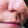 Titanium Hinged Hoop Nose Rings 20G 18G 16G Septum Ring Body Piercing Jewelry Helix Cartilage Rook Earring - Image 26