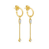 Zircon Tassel Chain Dangle Earrings for Women Gold Color Pierced Ear Stud Earrings Jewelry Accessories - Image 21