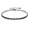 Colorful Cubic Zirconia Stone Tennis Bracelets Silver Plated Stainless Steel Chain Bracelet for Women Bride Jewelry - Image 10