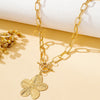 A Women's Pendant Necklace, Vintage Simple Wisteria Flower Necklace, Elegant and Versatile Flower Pendant Necklace, No Box - Image 5