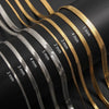 1PC Unisex Snake Chain Choker Necklace Stainless Steel Herringbone 2/3/4/5mm Gold Color Chain Necklace For Women Jewelry - Image 1