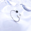 Silver Moon Stars Adjustable Rings For Women Dating Ring Wedding Jewelry Ladies Accessories Jewellery - Image 3