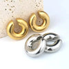 C Shaped Acrylic Ear Cuff for Women Simple Gold Silver Color No Pierced Round Clip Earrings Punk Female Jewelry Gift - Image 6