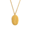 Stainless Steel Month Pendant Necklace in Gold-Tone - Image 10