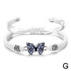 Woven Butterfly Flower Cord Bracelet with Adjustable Length - Image 13