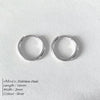 Stainless Steel Thin Hoop Earrings in Gold-Tone or Silver-Tone with 12 mm 14 mm or 18 mm Options - Image 10