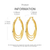Small Hoop Earrings with Butterfly and Heart Motifs - Image 56