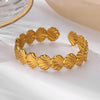 Stainless Steel Shell and Starfish Cuff Bangle in Multiple Styles - Image 31