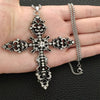 European And American Personality Retro Gothic Cross Necklace For Men And Women Street Hip-Hop Trendsetters Versatile Pe - Image 12