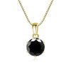 JoyceJelly Pendant Necklace For Women Royal Blue Color Silver Wedding Jewelry - Image 32