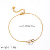 Stainless Steel Zircon Pendants Necklace Anklet Set Elegant Women High-quality Jewelry Gifts - Image 9