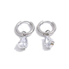 Stainless Steel Charm Cubic Zirconia Drop Daily Bling Earrings for Women Jewelry - Image 8