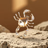 Skeds Zodiac Sign Scorpio Personality Scorpion Brooch Female Pin Corsage Accessories for Men - Image 3