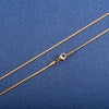 Stainless Steel Cable Chain Necklace in 0.8 mm 1.1 mm and 1.5 mm Widths - Image 4