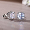 Ne'w Bright White/Yellow/Pink CZ Stud Earrings for Women Contracted Jewelry Wedding Engagement - Image 29