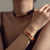 Leather Bracelet for Women Men Adjustable Double Wrap Wristband with Gold Plated Buckle Jewelry Multiple Colors - Image 6
