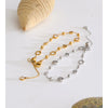 Stainless Steel Cubic Zirconia Chain Bracelet Bangle Delicate Aesthetic Chic Adjustable Wrist Jewelry Pvd Plated - Image 5