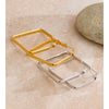 40 40mm Daily Stainless Steel Square Hollow Hoop Earrings for All Occasions Versatile Minimalist Basic Jewelry - Image 5