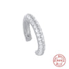 Silver Zircon Double layer Clip Earrings Women 1Piece No Piercing Earring Party Jewelry - Image 23