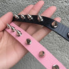 Gothic Punk Star Spikes Rivet Skull Studded Bracelet Black White Pu Leather Bracelets for Men Women Jewelry Accessories - Image 6