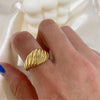 Twist Ring Bread Shape Silver Color Gold Color Rings For Women Accessories Finger Jewelry Gifts - Image 6