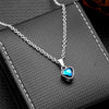 Stainless Steel Heart Urn Necklace with Birthstone Cremation Jewelry for Human Ashes, Keepsake Cremation Urn Jewelry - Image 7