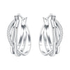 Silver Multi-layer Ear Ring Jewelry Versatile Hoop Earrings For Women Jewelry Birthday Party Gift - Image 8