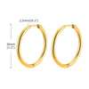 Stainless Steel Twist Circle Women Earrings Click Mobius Hoop Hies Earring And Mother's Day Gift - Image 16